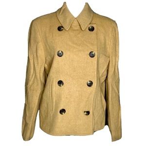 Lauren Ralph Lauren Camel Hair Peacoat Size 8